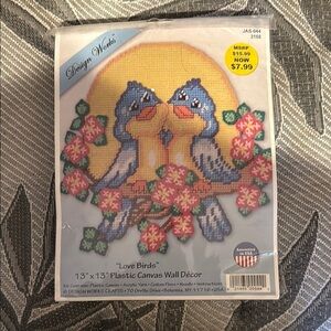 Blue and Yellow Butterfly and Flower Art & Decals